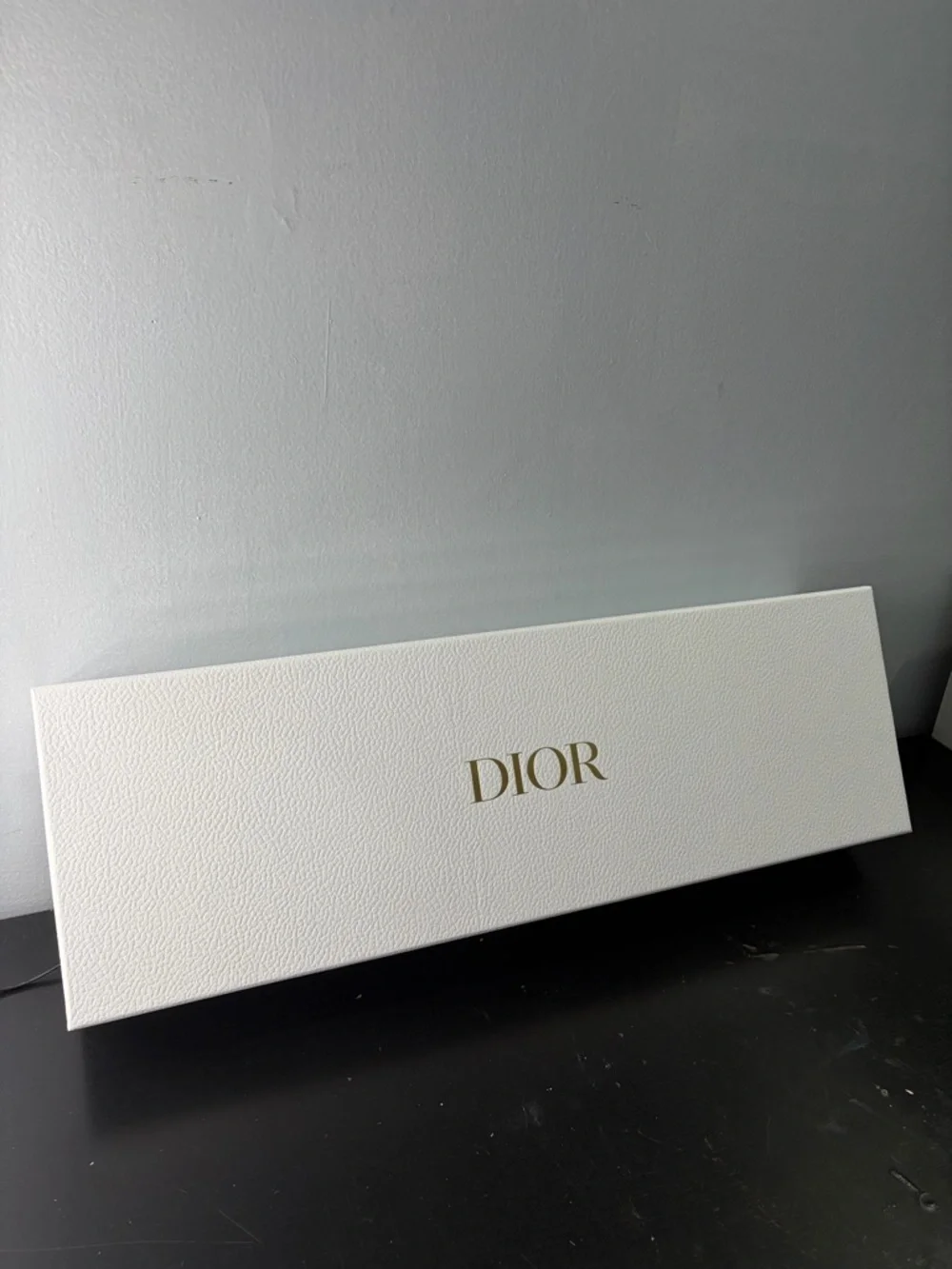 Dior White Box with Gold DIOR Logo
